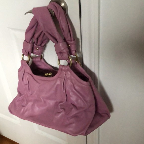 VTG Gorgeous Pink Leather Authentic Coach shoulder bag - Picture 12 of 13